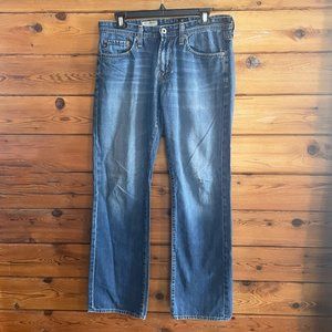 AG Adriano Goldschmied Men's Straight Jeans - Blue